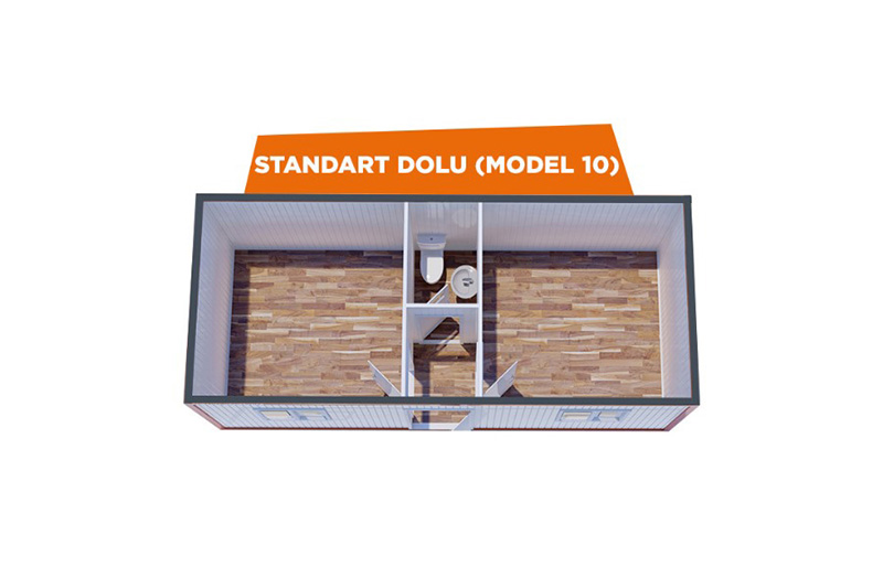 Ekonomik prefabrik aile evi modeli